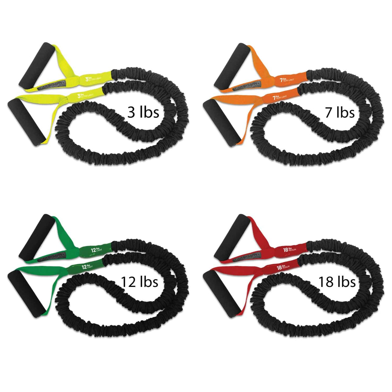 FitCord Resistance Band 4 Packs