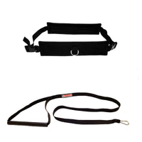 Thumbnail for Athletic explosive power training for resistance strength and speed training. No matter the sport, football, baseball, basketball, soccer, softball, lacrosse, tennis or rugby, strength and speed training is essential. This American Made Training Strap is designed to increase leg strength and speed while improving burst take off recovery and acceleration from a standing position.