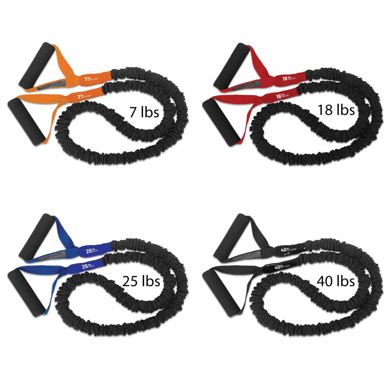 FitCord Resistance Band 4 Packs