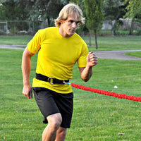 Thumbnail for American made adjustable simple belt for use on or off the field with resistance bands. Has large D rings and fits anyone athlete from youth to adult.  High Quality, Sturdy and long lasting material. Best Belt on the market  Professional quality training gear for football baseball basketball soccer softball rugby hockey and more. Increases speed for any athlete. Highest quality training gear on the market
