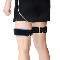 Thumbnail for Thigh Cuffs for Resistance Band connection with D-Rings to clip bands to. Build stronger legs, run faster, tone your butt and thighs, Reduce leg fat